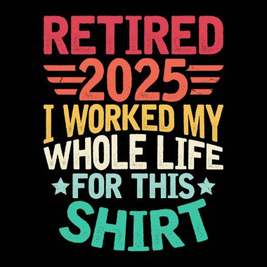 Emeklilik Partisi Kutlaması Komik Emekli Tişört Tasarımı