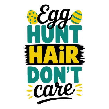 Yumurta Avı Komik Retro Paskalya Günü Tavşan Tişörtü Tasarımı Umursamaz