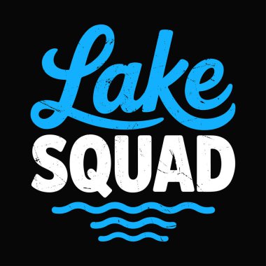 Göl Ekibi Eğlenceli Su Macerası Kano tişörtü Tasarımı