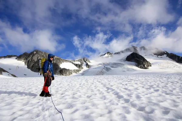 Garibaldi Park Wedgemount buzul tırmanışı dağcı.