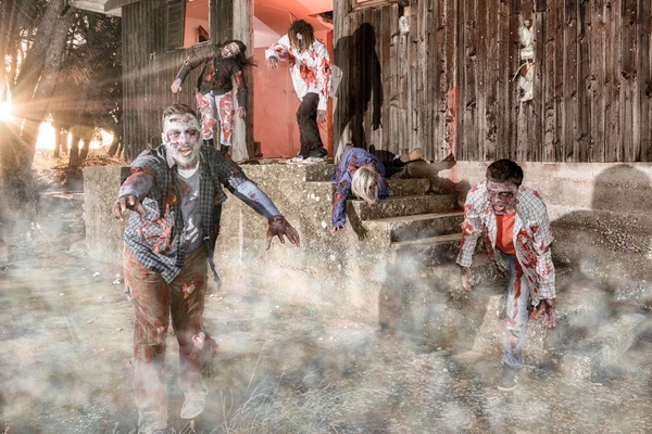 Zombie attack apocalypse Stock Photo by 101259108