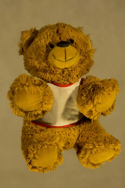 Urso de pelúcia de brinquedo infantil — Fotografia de Stock