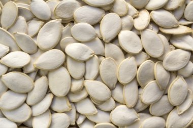 Beyaz kabak tohumları arka planı