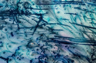 Arka plan doku soyutlama, turkuaz ve violet, sıcak batik,