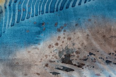 Soyutlama, sıcak batik, arka plan dokusu, ipek üzerinde el yapımı