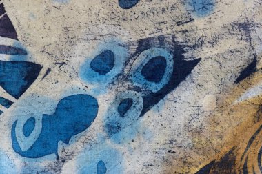 Soyutlama, sıcak batik, arka plan dokusu, ipek üzerinde el yapımı