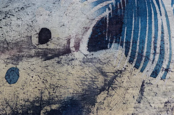 Geçiş yumuşatma ve damla, sıcak batik, arka plan dokusu, ipek üzerinde el yapımı