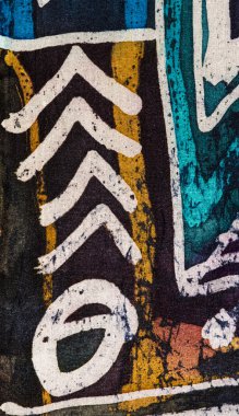 Soyutlama, sıcak batik, arka plan dokusu, ipek üzerinde el yapımı