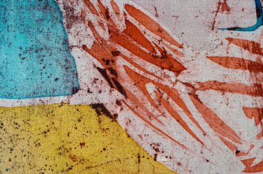 Soyutlama, sıcak batik, arka plan dokusu, ipek üzerinde el yapımı