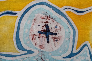 Çapraz, batik, arka plan dokusu, ipek üzerinde el yapımı sıcak
