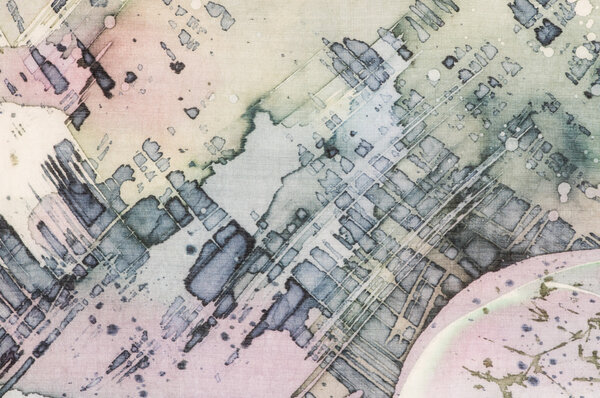 Abstraction, fragment, hot batik, background texture, handmade 