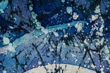 Arka plan doku soyutlama, turkuaz ve violet, sıcak batik,