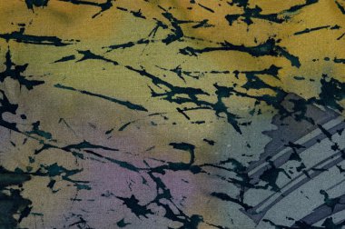 Soyutlama, sıcak batik, arka plan dokusu, ipek üzerinde el yapımı