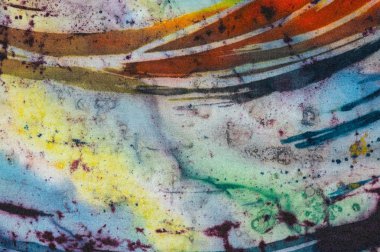 Gökkuşağı, parça, sıcak batik, arka plan dokusu