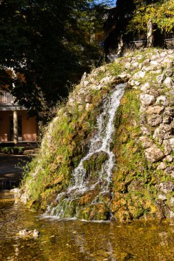 Madrid, İspanya, - 10 Kasım 2022: Madrid 'deki Finca de Vista Alegre adlı halk bahçeleri, İspanya