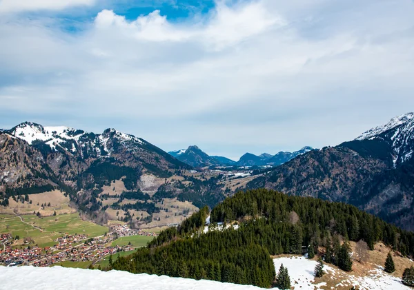 Abeti e montagne in Germania — Foto Stock