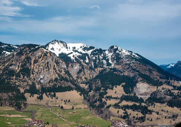 Abeti e montagne in Germania — Foto Stock