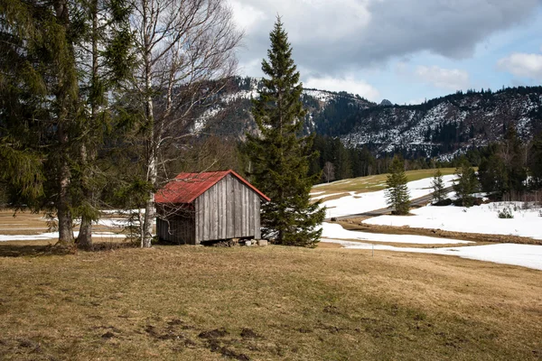 Красивый горный ландшафт Баварии — стоковое фото