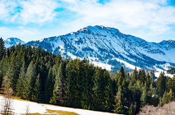 Paisagem de montanha incrível na Baviera Imagens De Bancos De Imagens Sem Royalties