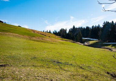 Alman Alpleri'nde fantastik pastoral manzara