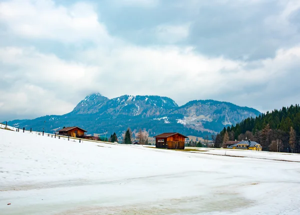 Beau paysage hivernal en Autriche — Photo