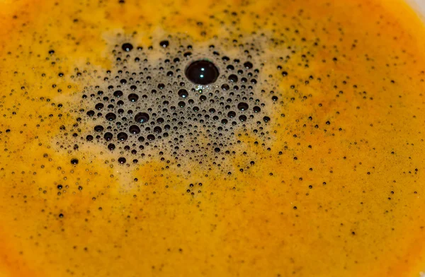 Bir fincan espresso kahve havai görünümü