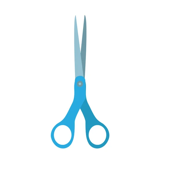 Nůžkový Ikona Vektor Ilustrační Nástroj Design Izolované Bílé Symbol Haircut — Stockový vektor
