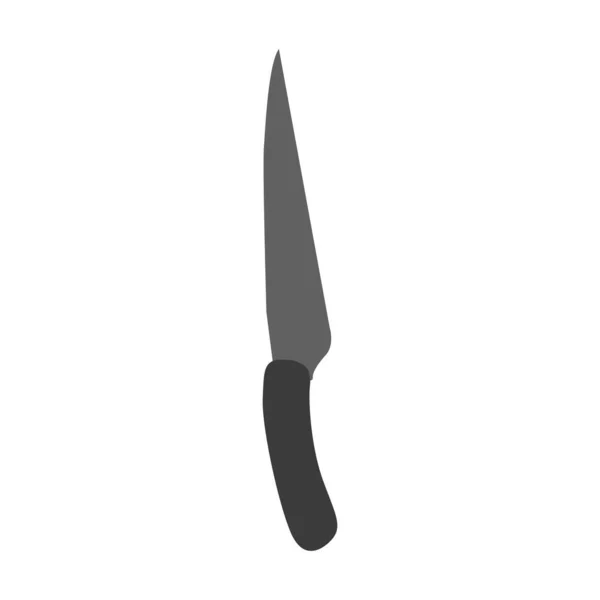 Kuchyňský Nůž Vektorové Ilustrace Vaření Symbol Ikony Potravin Vybavení Nože — Stockový vektor
