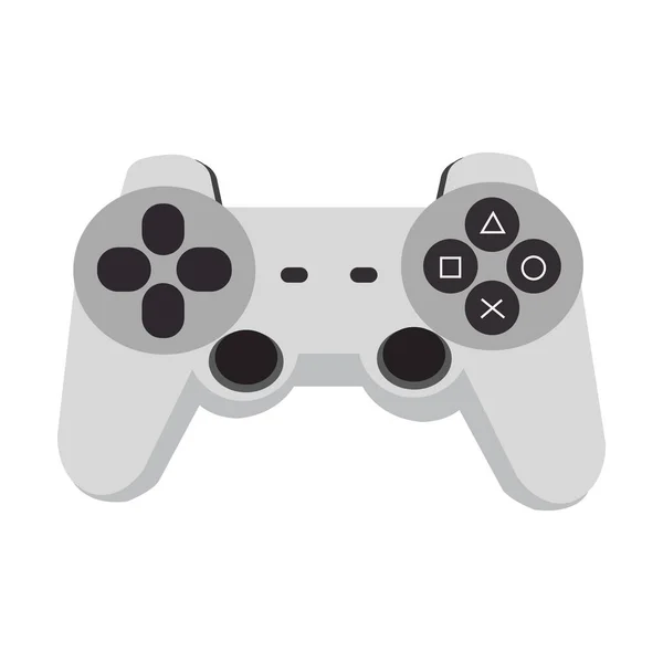 Video Game Console Joystick Vector Illustration Gaming Button Computer Game — Stock Vector