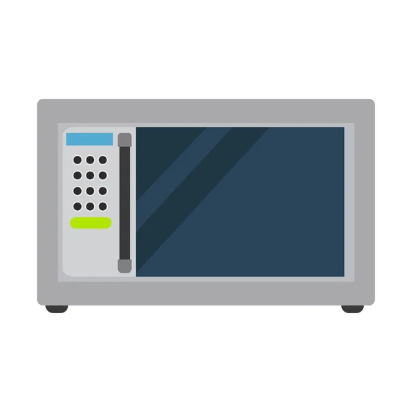 Mikrovlnný Kuchyňský Spotřebič Kuchyňskou Ilustrací Zařízení Mikrovlnné Technologie Pro Vaření — Stockový vektor