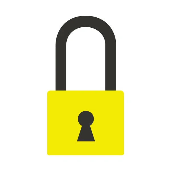 Bloquear Símbolo Vetor Ícone Segurança Proteção Fechadura Chave Privacidade Com — Vetor de Stock