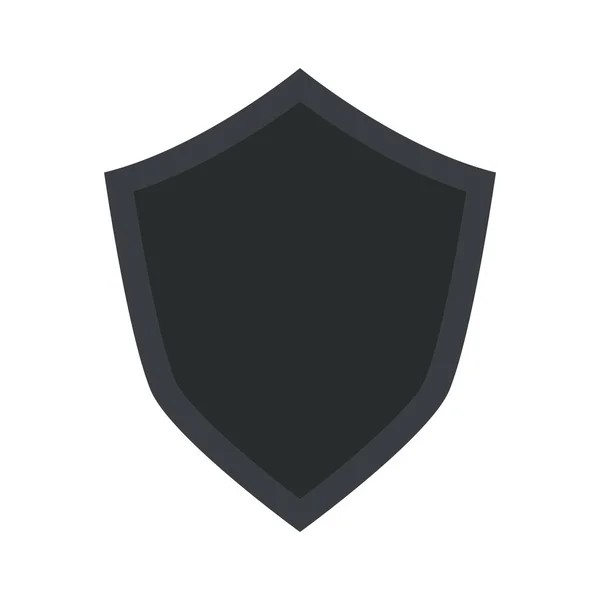 Projeto Ilustração Símbolo Vetor Protetor Signo Segurança Ícone Escudo Proteção —  Vetores de Stock