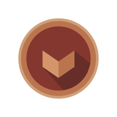 Bronz madalya ödüllü vektör başarı rozet ikonu başarı yarışması. Spor şampiyonu, münferit bronz madalya illüstrasyon zafer ödülünü kazandı. Oyun yeri ödül çemberi simgesi