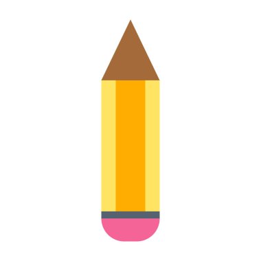 Okulun kalem tasarımı vektör illüstrasyon yazma aracı sanat izole beyaz simge. Ekipman kalemi mavi renk basit bir işaret. Kırtasiye malzemesi ahşap enstrüman çizim aracı çalışması