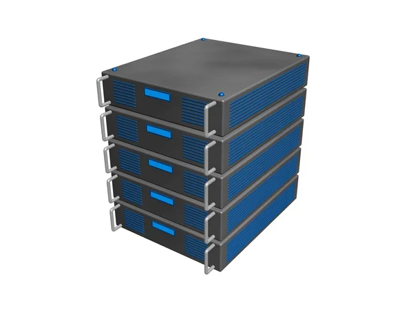 sunucuların 3D render