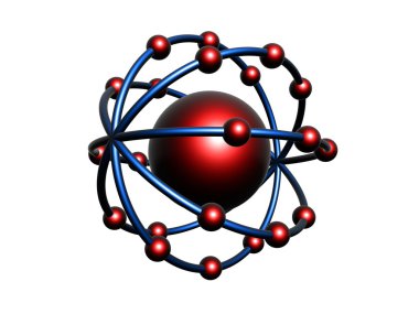Molekül resimde beyaz
