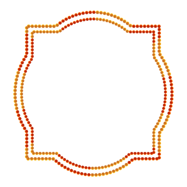 Marigold çiçekleri festival elementi çift kenarlık çerçeve tasarım elementi