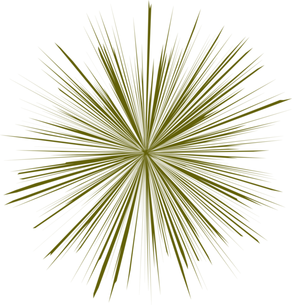 Yeşil havai fişek patlaması dekoratif tasarım elementi
