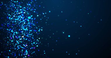 Hızla azalan çok yönlü, toz zerrecikleri. Hız artmış, muhteşem görünümlü, parlak altın tozlu perdeler parlıyor geçiş kapağı açılıyor. Yeni yıl 2026 Sparkles. Cazibe döngüsü