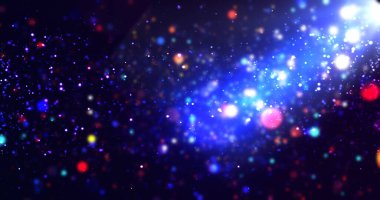 Mavimsi su altı, yarı saydam AWARD Spot Işığı Sahnesi Podyumu tozu gibi. Işık ışınları düşen parlak altın yağmuru parçacıkları yavaşça hareket ettiriyor. Ödüllü müzik tiyatrosu ve videolar için boş küreler..