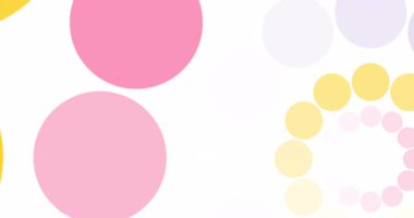 Kurumsal 4K için parlak, küçük, soyut, eşsiz, yaratıcı animasyon. Renkli eliptik noktalar, kusursuz geometrik tasarım. Yarım tonluk iş toplantıları sunum kalıbı. Fantezi davetiye kartı