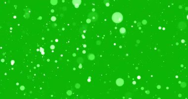 Gerçekçi kar tozu parçacık arkaplanı, yeşil ekran süper pürüzsüz 4K fx. Klasik kar yağışı, kar fırtınası gibi. Kar yağan yeşil ekran kış arka planı. Kar tanecikleri fırtına parçacıkları.