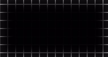 Grid Overlay Fx 4K 'de. Gometrik grunge oyunu başlangıç ve bitiş konsepti arkaplan 2d satır bg. Merkezinde siyah boşluk olan modern boş dijital arkaplan. Şablon gibi basit Grafik Kağıdı.