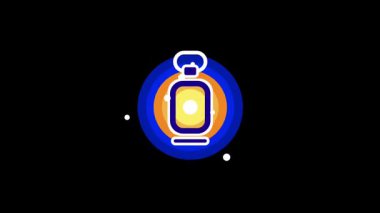 Parlayan dairesel bir çekirdek, sonsuz gücü, canlılığı ve konsantre enerji kaynaklarının sınırsız potansiyelini sembolize ederek radyasyon enerjisi yayar.