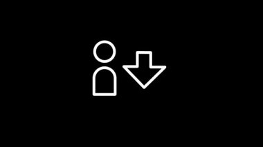 Aşağı doğru ok atan bir kişinin en az beyaz simgesi, motivasyonun düşüşünü, gerilemesini ya da azalmasını temsil eder. Bu da zorlu bir kayıp, yansıma ve yeniden inşa etme sürecini simgeler..