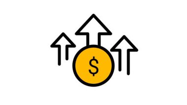 Yükselen oklarla desteklenen bozuk para, ortak destek, takım çalışması ve birçok güç ortak hedefler arkasında birleştiğinde daha güçlü mali kazançlara işaret eder.