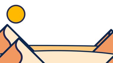 Çöldeki piramitler ve güneş sürekli refahı, finansal gücü ve istikrarlı çabalarla oluşturulan zamansız başarıyı temsil ediyor.