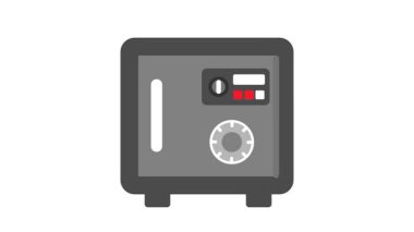 Kilitli bir kasa, nihai finansal güvenliği, varlıkların korunmasını ve iyi yönetilen yatırımların gücünü simgeliyor.