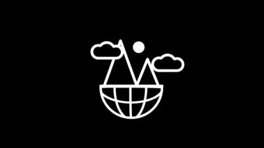 Çevre sorumluluğunu, kaynak farkındalığını ve düşünceli küresel kalkınma girişimlerini vurgulayan, sürdürülebilirliğe odaklı bir küreyi gösterir