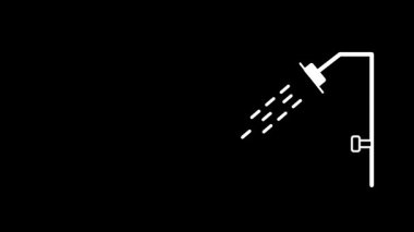 Çerçevelenmiş bir görsel alan içinde temiz bir şekilde vurgulanmış, kontrollü sıvı çıkışı ve fonksiyonel mekanizmayı gösteren bir su püskürtücü sembolü